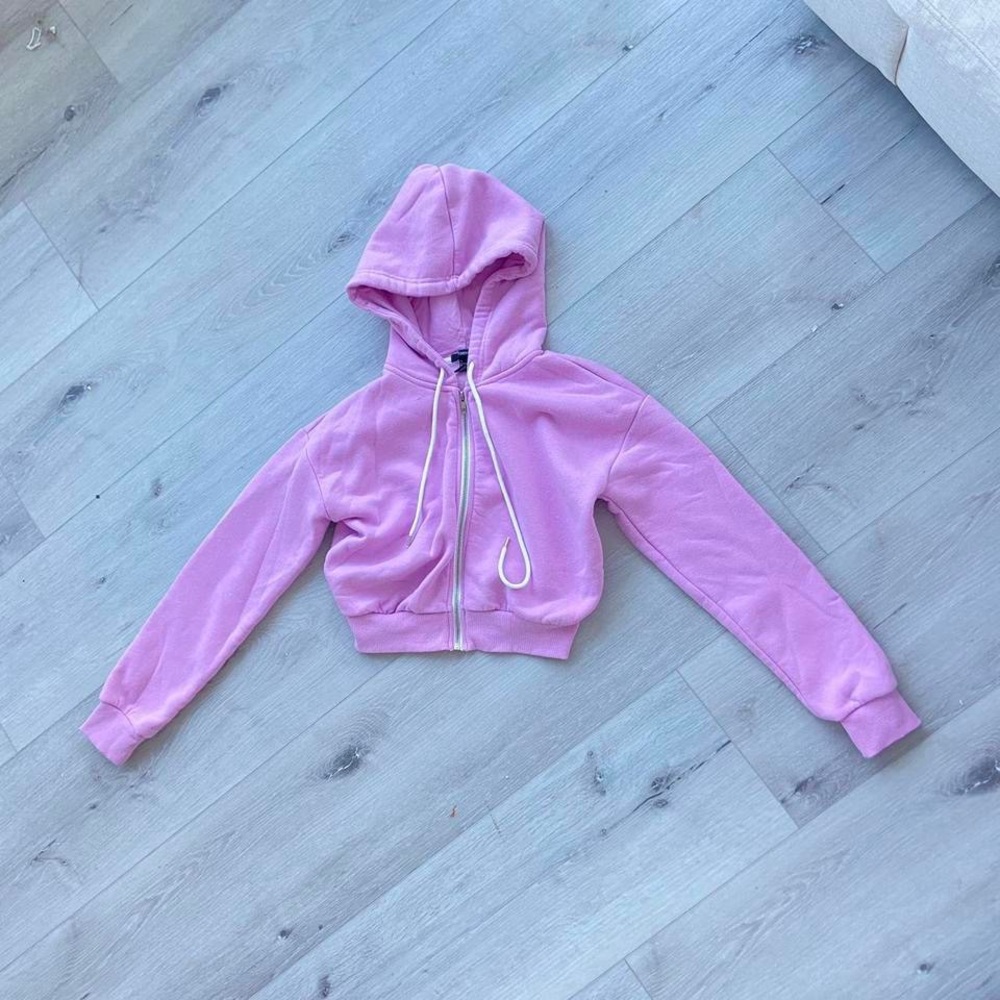 forever 21 cropped purple jacket